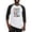 Black/White, variant on - Grown Ups Play With Play Doh Baseball Jersey - Cotton Baseball Jersey, 3/4 Raglan Sleeve Shirt