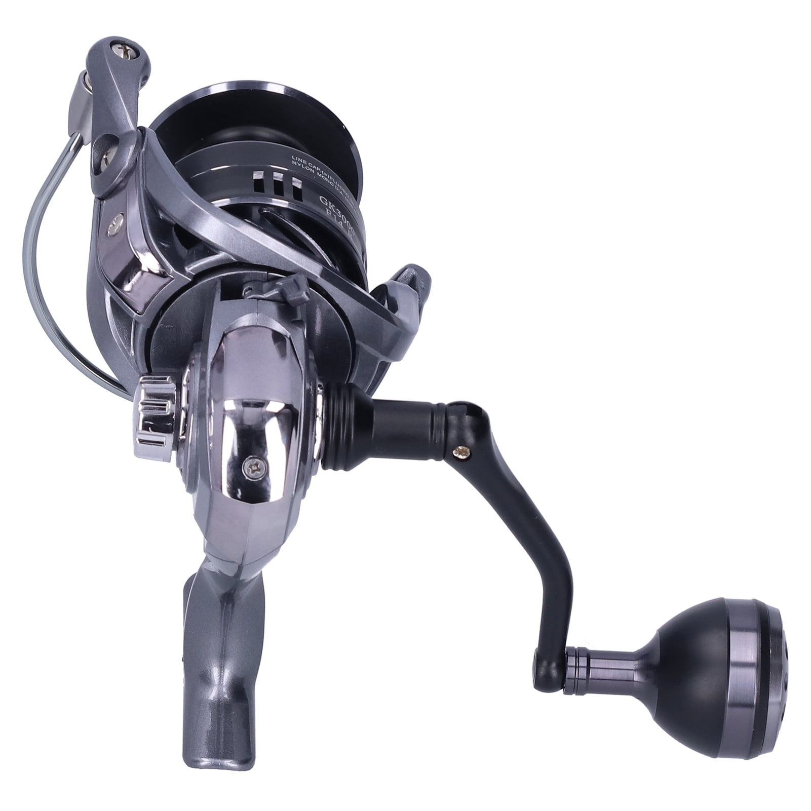 BIMZUC 13+1 Bearing Spinning Reel 5.2:1 Gear Ratio Foldable Arm Fishing Wheel for Freshwater and Saltwater Ambidextrous Use (5.51 inches / 14 cm Size 3000)