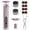 Pink, variant on 2 In 1 Electric Callus Shaver With Changeable Sanding Discs And Soft Storage Bag For Foot Care