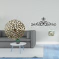 thumbnail image 2 of Dualoai Rustic Metal Wall Art Sculpture Plaque 3D Hanging Pendants Floral Scroll Decor for Office Living Room Patio Indoor Outdoor Porch Fence, 2 of 8