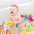 thumbnail image 1 of Alfombrilla de baño para niños, alfombrilla de baño con diseño de zoológico, alfombrilla de ducha antideslizante con regalo de succión LingWen 8390611404055, 1 of 1