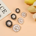 thumbnail image 4 of 10Pcs Handmade DIY Decoration Ornaments Sewing Accessories Needlework Shirt Buttons Pearl Buttons BLACK 18MM, 4 of 8