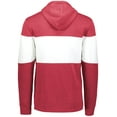 thumbnail image 2 of Holloway Sportswear XS All-American Hoodie Scarlet Heather/White 229563, 2 of 5