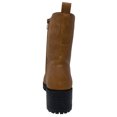 thumbnail image 5 of New Women's Lug Sole Platform Combat Ankle Bootie Lace up Side Zipper Bootie, 5 of 5