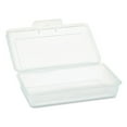 thumbnail image 5 of Pencil Box Lightweight design Plastic box, Snap-on Lid -Clear Color 4 box, 5 of 5