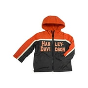 Harley-Davidson 3T Little Boys' Embroidered Reversible Fleece Jacket, (3T) 6074549