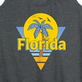 thumbnail image 3 of Instant Message - Retro Florida Logo - Women's Racerback Tank Top, 3 of 6