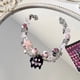 thumbnail image 1 of Bonitas y creativas pulseras coloridas con cuentas de corazón y estrella para mujer, pulsera con melodía de dibujos animados Kuromi Hello Kitty Bestie, joyería, 1 of 4