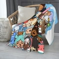 Toca Boca World Blanket Luxury Soft Fuzzy Flannel Fleece Throw Blanket