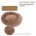 thumbnail image 2 of Cama para perros Coohom, ovalada, relajante y con forma de rosquilla, lavable para mascotas, 2 of 6
