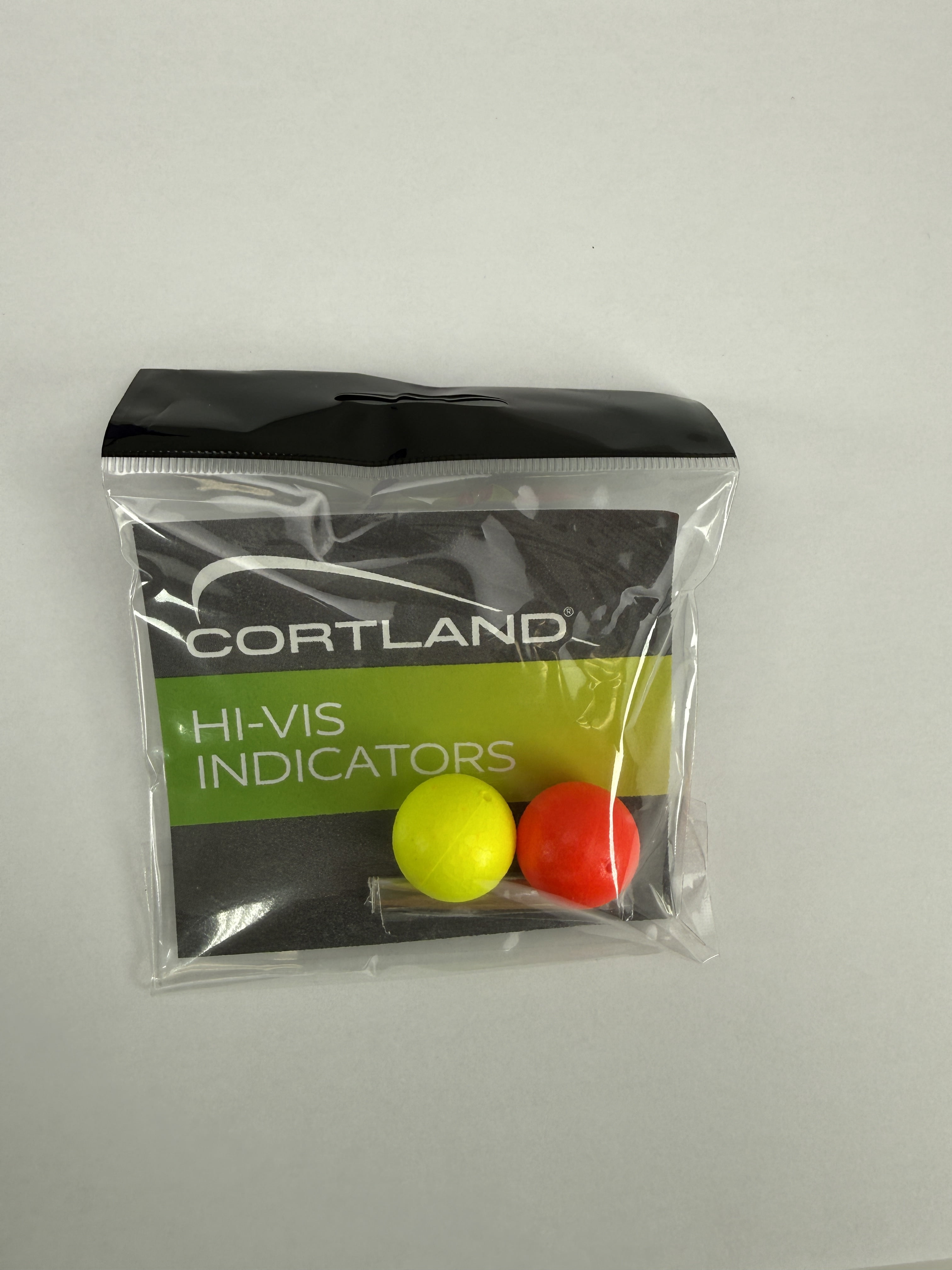 Cortland Fairplay Large Round Float Indicators, 0.75 inch, 2 Pack, Hi-Vis, 664319
