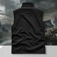 thumbnail image 5 of Men's Windproof Lightweight Golf Vest Softshell Sleeveless Jacket with Pockets for Running Hiking Sports Spring Fall,Black,3XL, 5 of 5