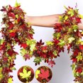 thumbnail image 2 of B Fall Tinsel Garland Metallic Hanging Decoration Style B For Thanksgiving And Autumn Party, 2 of 6