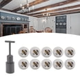 thumbnail image 4 of Candle Bulb Socket, High Electricity Rate E14 Copper Core Lamp Holder High Temperature  With Sleeve For Dining Room Black,White, 4 of 8