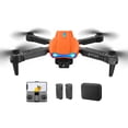thumbnail image 1 of Cuadricóptero Rc Drones FPV con carga USB de avión para niños y niñas (naranja, 2 baterías, 2 cámaras), 1 of 9