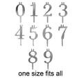 thumbnail image 3 of Digital Birthday Cake Candle Holder Set, Reusable Metal Number Candle Holders for Birthday Cakes, Silver Digital Cake Topper Decorations for Birthdays Party Anniversaries Celebrations, 3 of 8