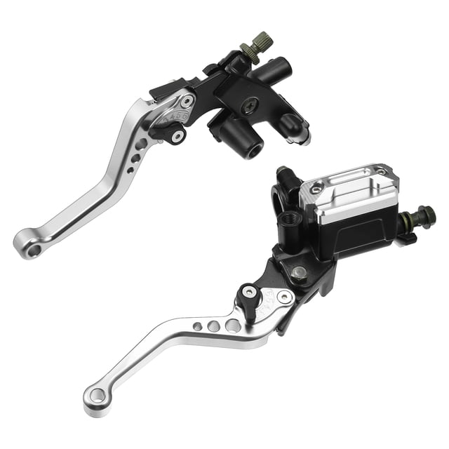 Manillar de freno Unique Bargains Tono plateado para motocicleta