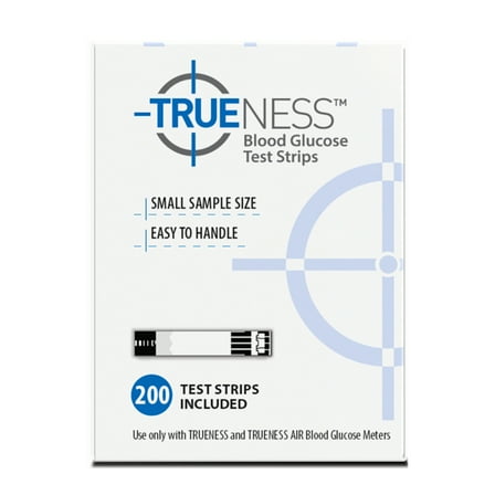 TRUENESS Blood Glucose Test Strips, 200 count