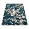 thumbnail image 2 of Rugsotic Carpets Machine Made Heatset Polypropylene Area Rugs - 9'X12', Rectangle, Ivory Blue, Abstract Modern Design, High Pile Machine Made Area Rugs For Living Room, Bed Room (Mx0022), 2 of 5