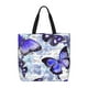 thumbnail image 1 of Easygdp Butterflies Bolsa Tote para Mujer, Bolso de Hombro para Trabajo, Playa, Viajes, Compras y Supermercado, 1 of 7
