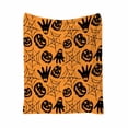 thumbnail image 2 of Halloween Blanket 39.4x27.6in Lightweight Blanket Ghost Pumpkin for Office Couch Decor by OVFUIZ, 2 of 8