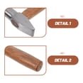 thumbnail image 3 of POPETPOP Multi-Color Duckbill Hammer with Wooden Handle for Jewelry Crafting, Home Repair, and Projects, 3 of 8