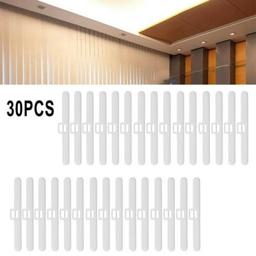 Premium Vertical Blind Hangers Slats Header Curtain Hanger 89mm Pack of 30