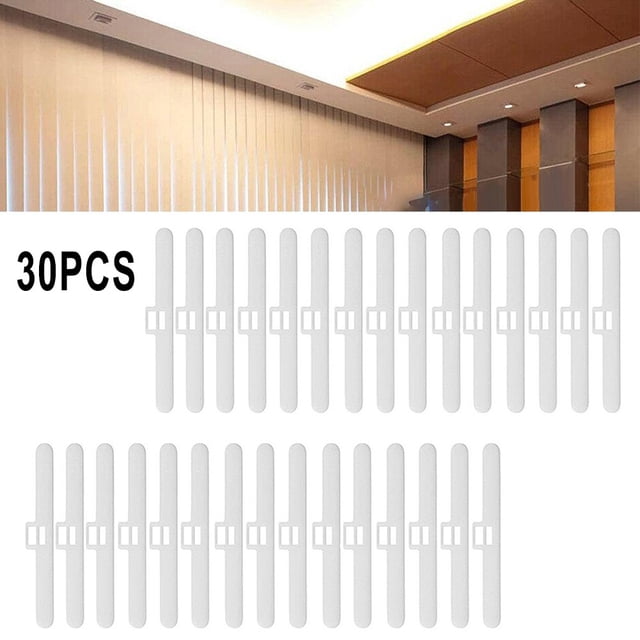 Cintres pour Stores Verticaux Lattes Tête de Lame Cintre pour Rideaux Double Trou 89MM