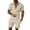 Beige, variant on Mens Outfits Sets Male Two Piece Loose Fit Zipper Lapel Short Sleeve Blouse Drawstring Pocket Shorts Man's Clothes Suit Beige,XL
