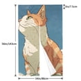 thumbnail image 3 of XMXY Japanese Doorway Curtain Noren, Cat Blue Sky Anime Door Closet Curtain Panel, Room Dividers Privacy Tapestry, 34 x 56 Inches, 3 of 7