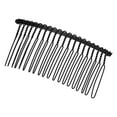 thumbnail image 4 of Unique Bargains 12 Pcs No Slip Hair Side Combs Accessories Metal 3" Black, 4 of 6