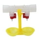 thumbnail image 1 of Bebedero con tetina doble para pollo, bebederos colgantes automáticos para aves de corral, 1 of 8