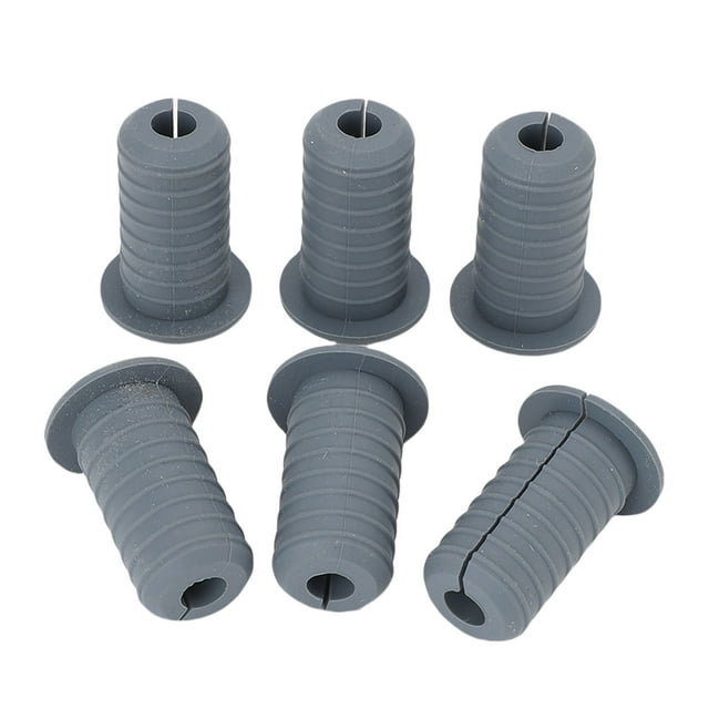 6Pcs Satellite Cable Grommet Set, Wall Bushing Feed Through Cable Routing Kit for Home Industry Furniture Wire