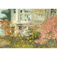 thumbnail image 2 of Miller, Dianne 18x14 White Modern Wood Framed Museum Art Print Titled - Aquarelle Garden V, 2 of 4