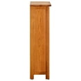 thumbnail image 2 of vidaXL Wooden Adult Bookcase - 45x22.5x82 cm - Solid Oak Wood, 2 of 5