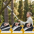 thumbnail image 6 of 3.3-5.2FT Extendable Tree Pruner & Fruit Picker for Garden, Telescopic Pole Pruner with Cut & Hold, Long Reach Tree Trimmer for Thin Branches & Bypass Loppers, Gray, 6 of 6