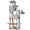 Gray, variant on Spaco 66-Inch Cat Tree Tower, 3 Perches 2 Condos, Plush Covering, Reinforced Base for Multi-Cat Family Indoor Use, Gray