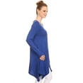 thumbnail image 2 of Women's Trendy Style Long Sleeves Solid Tunic Top, 2 of 4