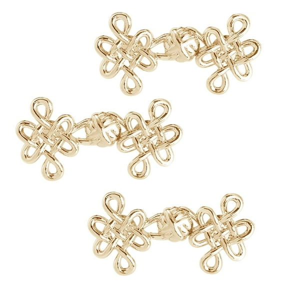 lanema 3/6PCS Chinese Knot Waist Tighteners for Pants Skirt Invisible Buckle Waist Cincher Button Clothes Accessory Nonsewing