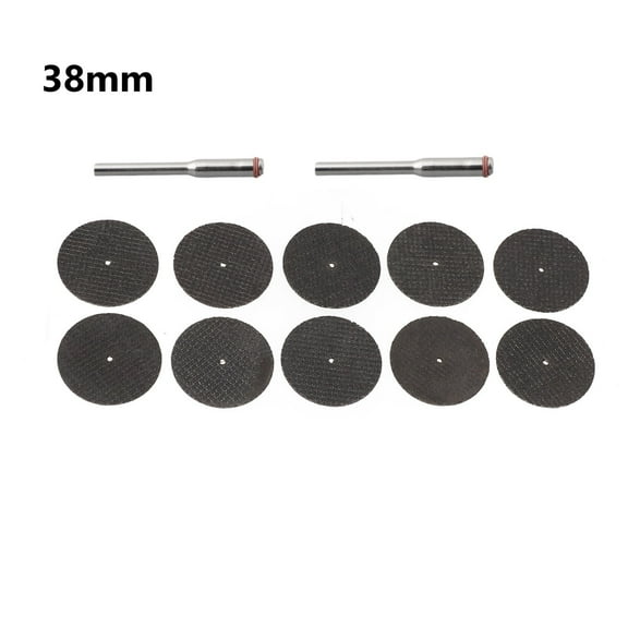 10Pcs Resin Cut Off Wheel Disc 32Mm 38Mm Metal Cutting Disc For Dremel Rotary Tool Accessories Circular Saw Blade With Rod