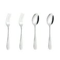 thumbnail image 1 of GOOHOCHY 1 juego de tenedores y cucharas de cocina. Cucharas y tenedores para el hogar. Suministros de cocina. Vajilla de acero inoxidable., 1 of 8