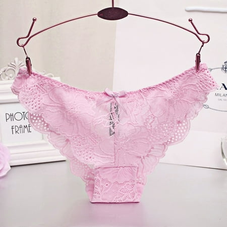 

UDAXB Lingerie Fashion Delicate Women Translucent Underwear Sheer Lace Tank Lace Sexy Underpant