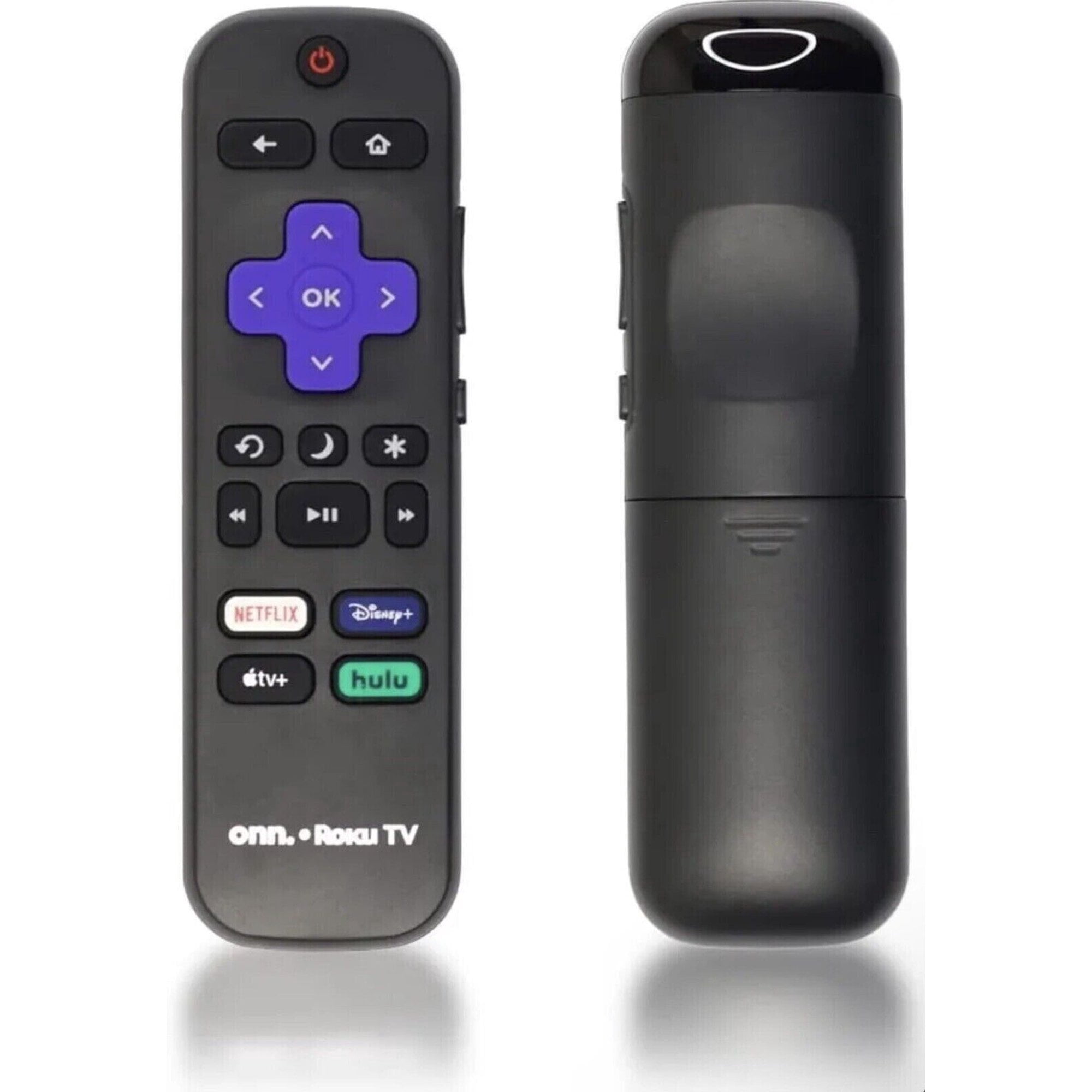 Replacement Remote Control Compatible with Onn Roku TV, TV Remote for Model 100007147 with 4 App Shortcuts