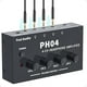 thumbnail image 1 of wonima02 PH04 4 Channel Headphone Amplifier Stereo Audio Amp with 12V 1A Power Adapter Ultra-Compact Portable Headphone Splitter for Studio and Stage, 1 of 1