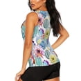 thumbnail image 3 of Sigee Cactus1 for Women's Workout Tank Top,Running Tank Tops,Sleeveless Gym ClothesSmall, 3 of 8