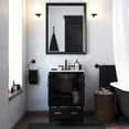 thumbnail image 2 of DHP Otum 24 Inch Bathroom Vanity with Sink, Black Wood, 2 of 14