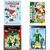 Christmas Holiday Movies DVD 4 Pack Assorted Bundle: Charlie Brown's Christmas, Santa's Magical Storie, Prep and Landing, Elf