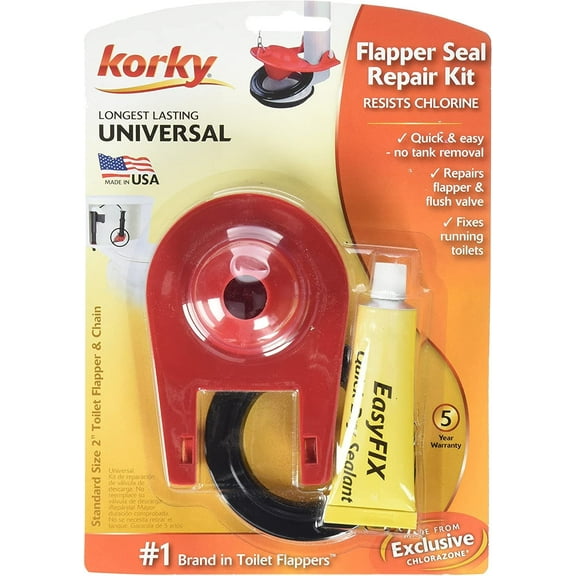 Korky 2003BP EasyFix Flush Valve Repair Kit - 3 Pack