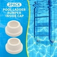 thumbnail image 4 of 4 Pack Rubber Pool Ladder Bumper, for 1.90 Inch Ladder Tube to Protect Pool Liner, Ladder Foot Cover, 4 of 5