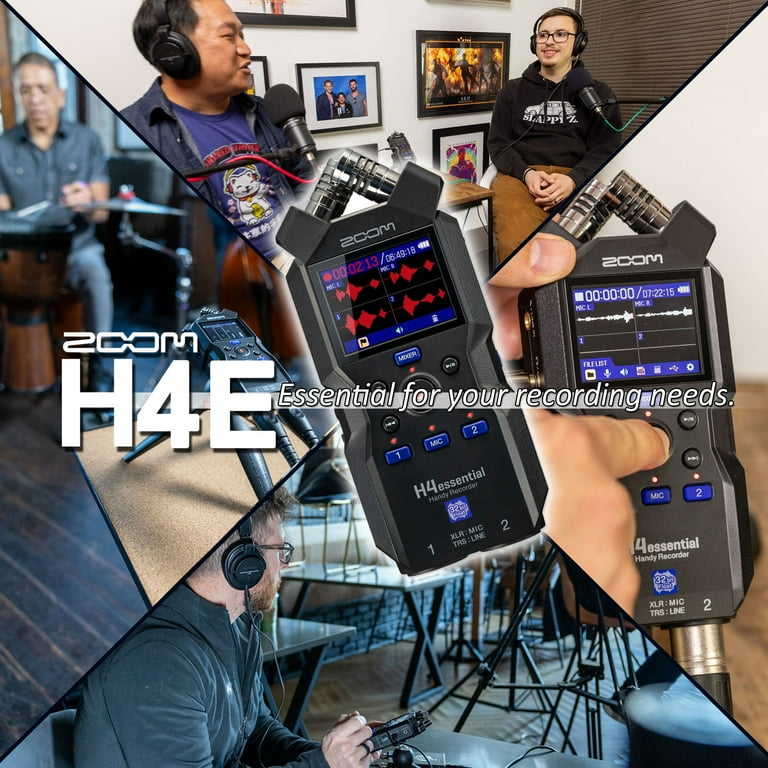 Zoom H4essential 4-Track Handy Recorder and Hot/Cold Shoe Zoom H4essential 4-Track Handy Recorder and Hot/Cold Shoe